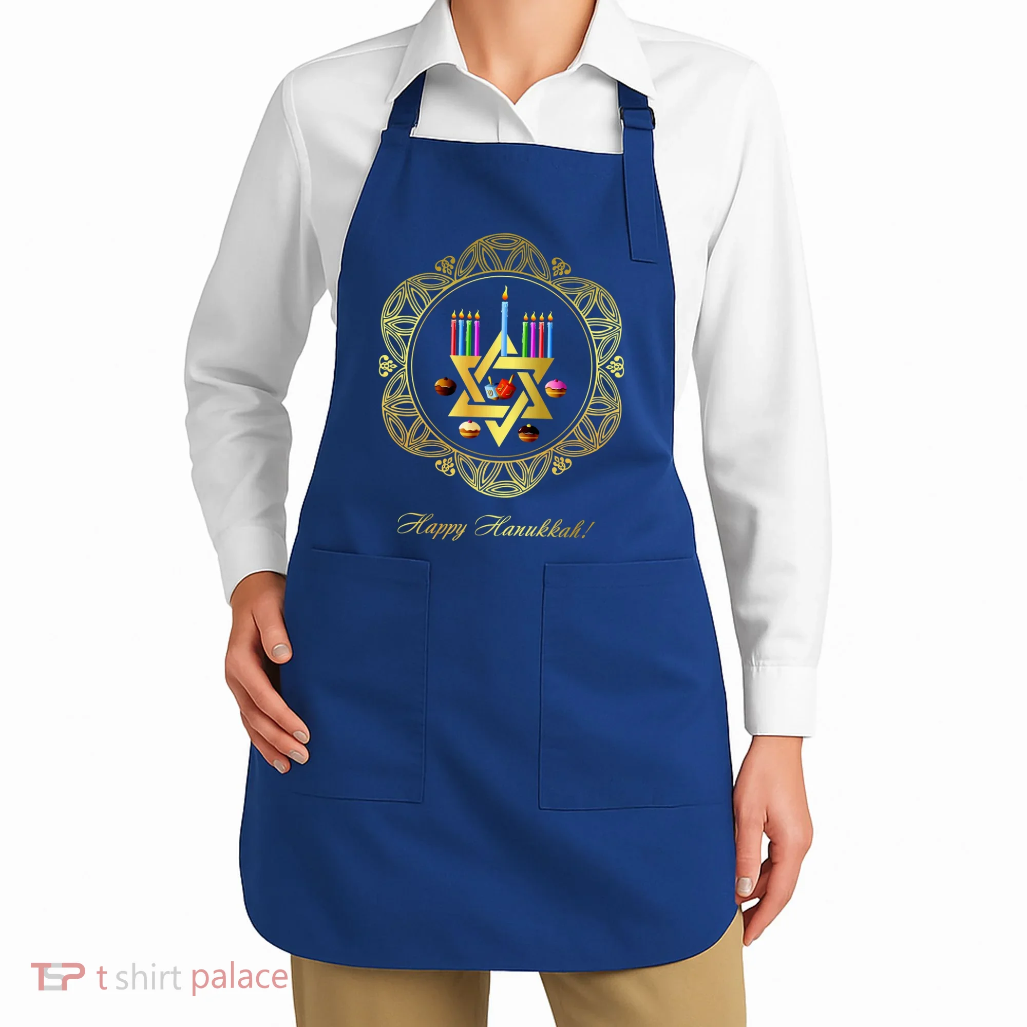 Happy Hanukkah Apron