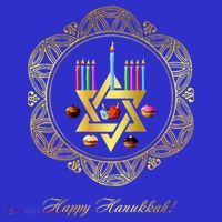 Happy Hanukkah Coaster thumb 2