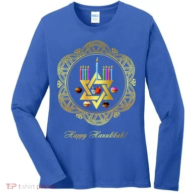 Happy Hanukkah Women's Long Sleeve Shirt