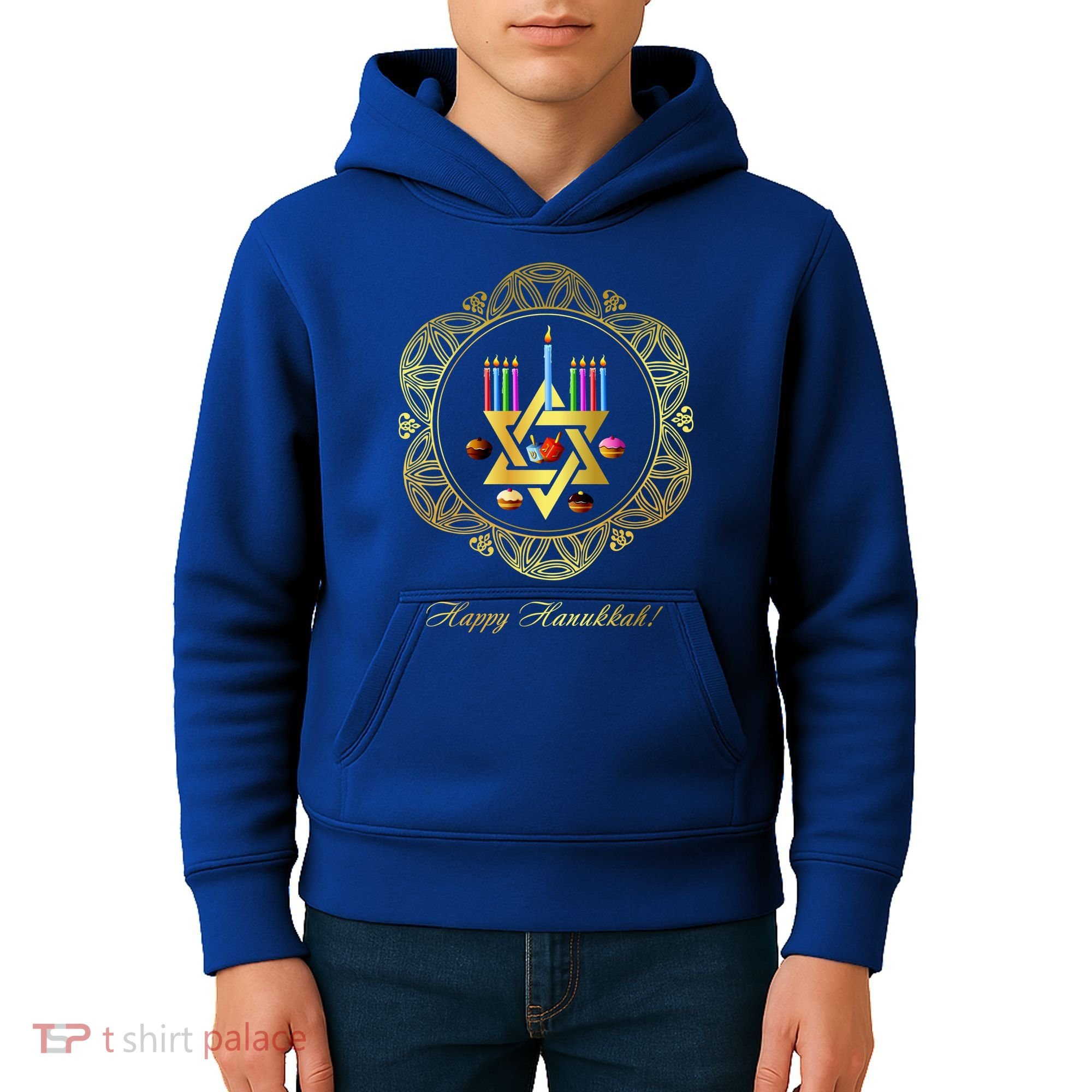 Happy Hanukkah Kids Hoodie