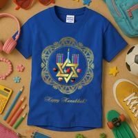 Happy Hanukkah Kids T-Shirt thumb 3
