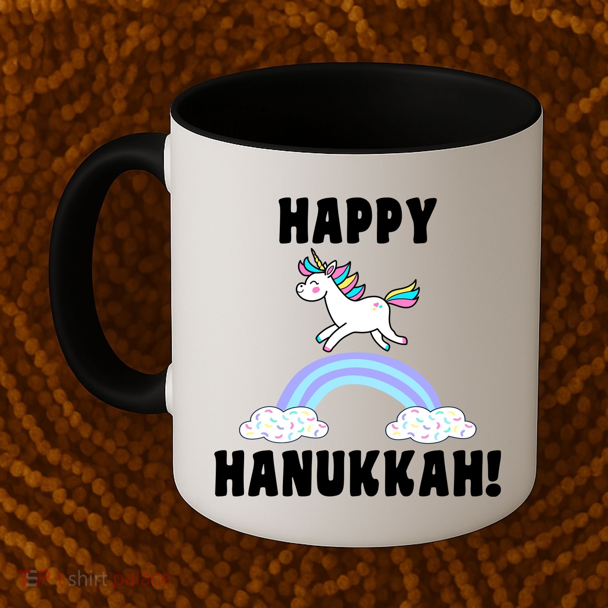 Happy Hanukkah Magic Unicorn Coffee Mug