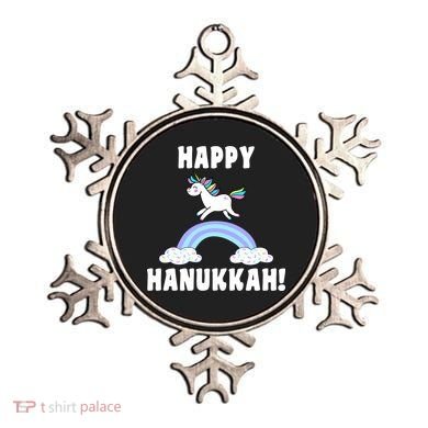 Happy Hanukkah Magic Unicorn Ornament