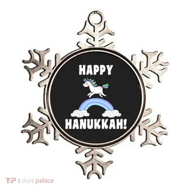 Happy Hanukkah Magic Unicorn Ornament