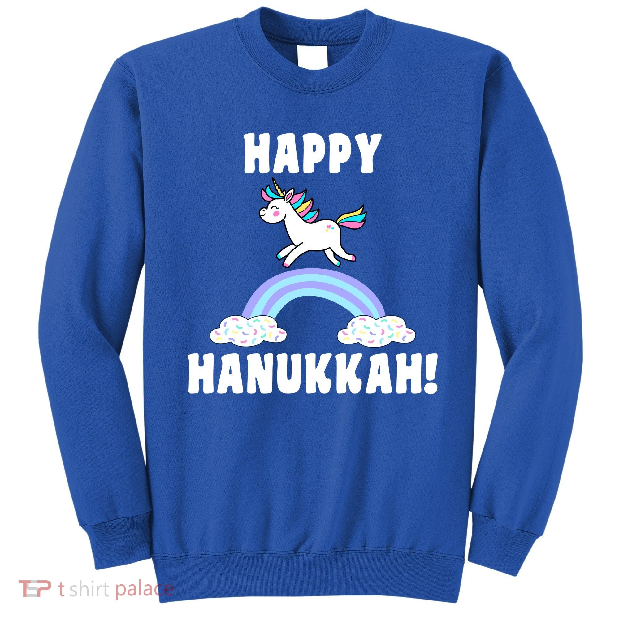 Happy Hanukkah Magic Unicorn Sweatshirt