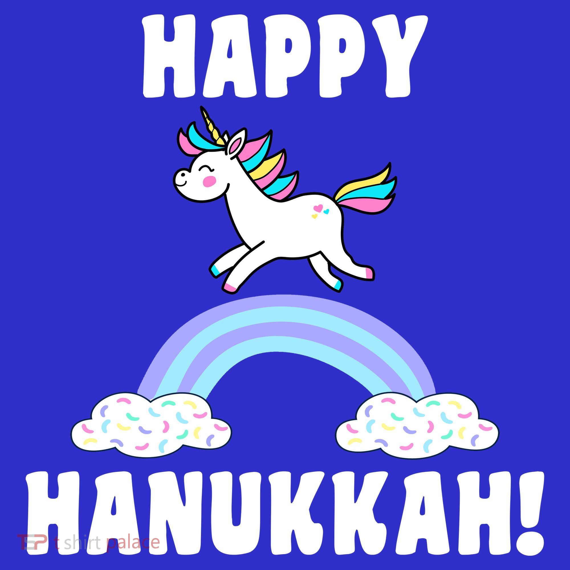 Happy Hanukkah Magic Unicorn T-Shirt