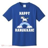 Happy Hanukkah Magic Unicorn Kids T-Shirt thumb 0