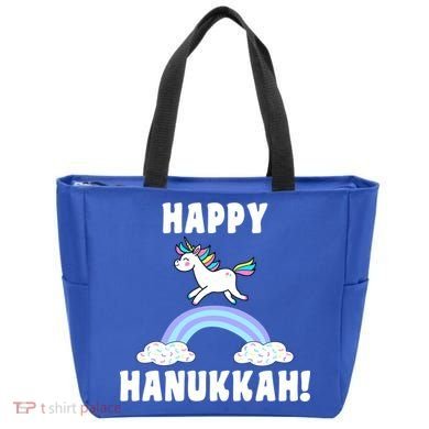 Happy Hanukkah Magic Unicorn Tote Bag