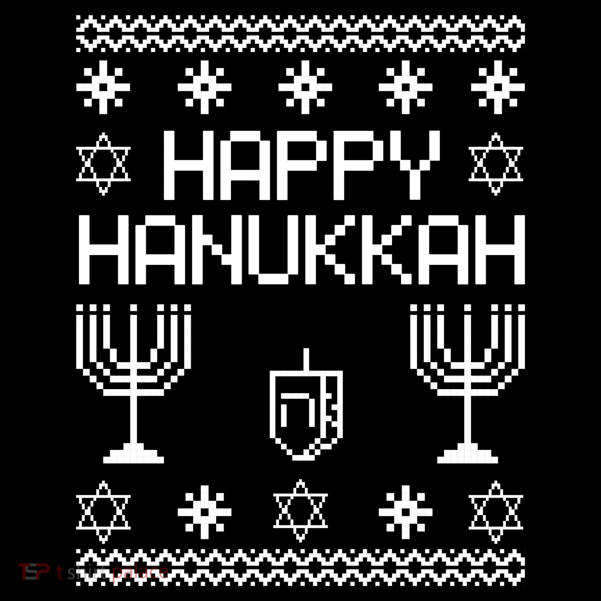 Happy Hanukkah Ugly Doggie Tank