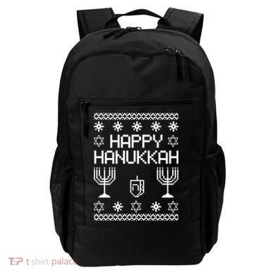 Happy Hanukkah Ugly Backpack