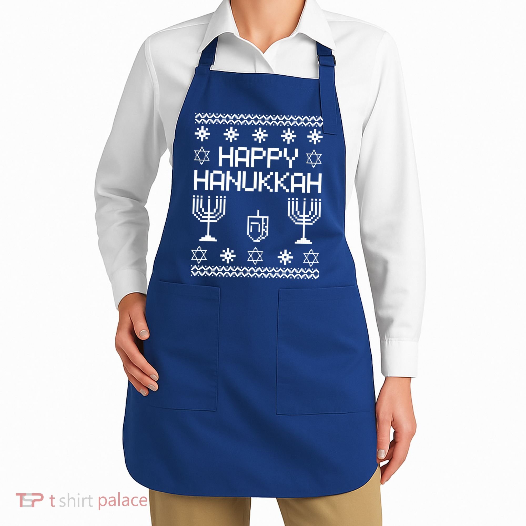 Happy Hanukkah Ugly Apron