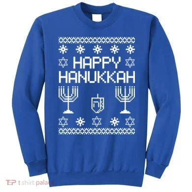 Happy Hanukkah Ugly Sweatshirt