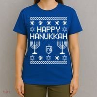Happy Hanukkah Ugly T-Shirt thumb 4
