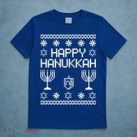 Happy Hanukkah Ugly T-Shirt thumb 5