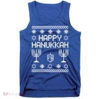 Happy Hanukkah Ugly Tank Top thumb 0