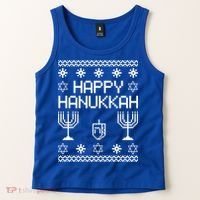 Happy Hanukkah Ugly Tank Top thumb 2