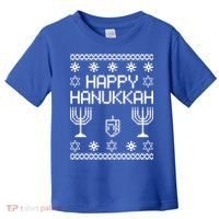 Happy Hanukkah Ugly Toddler T-Shirt thumb 0