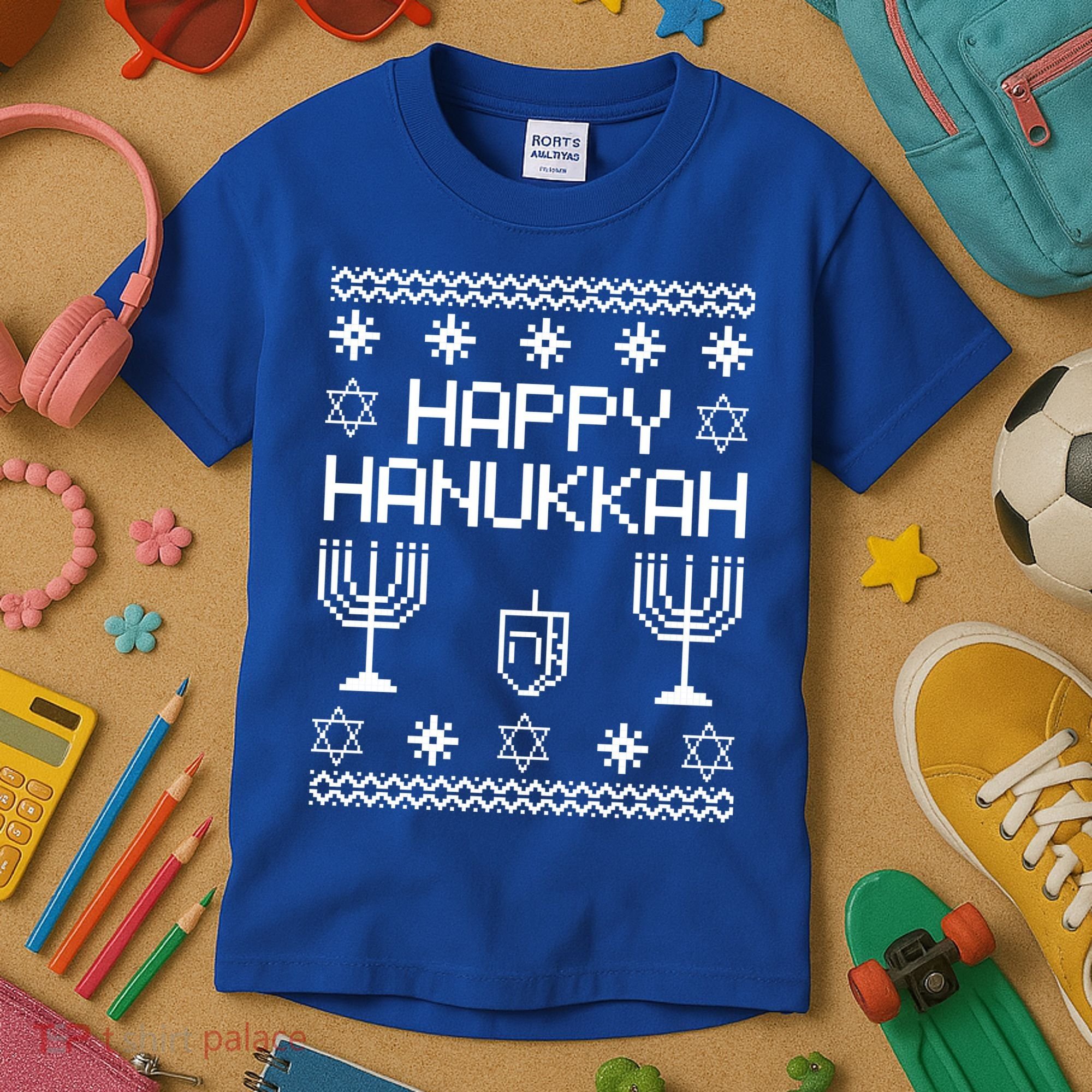 Happy Hanukkah Ugly Kids T-Shirt