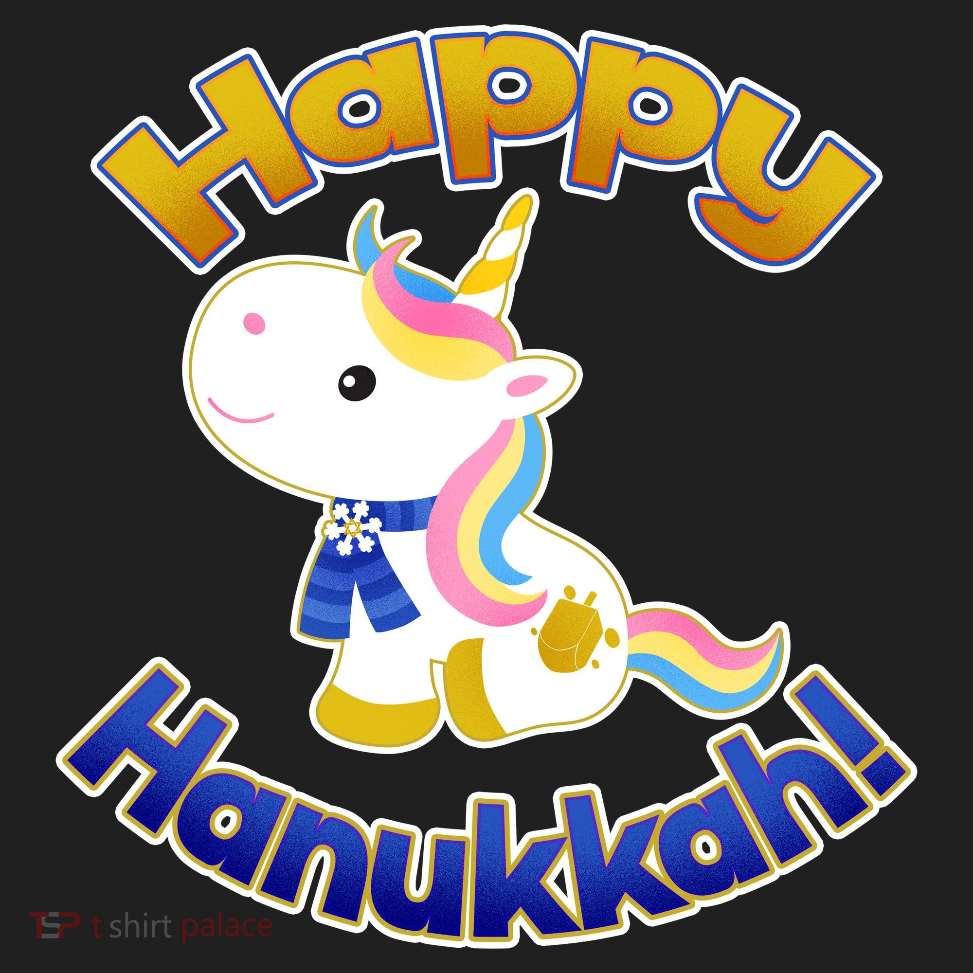 Happy Hanukkah Unicorn Women's Sweatshirt