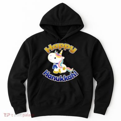 Happy Hanukkah Unicorn Hoodie