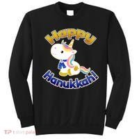 Happy Hanukkah Unicorn Sweatshirt thumb 0