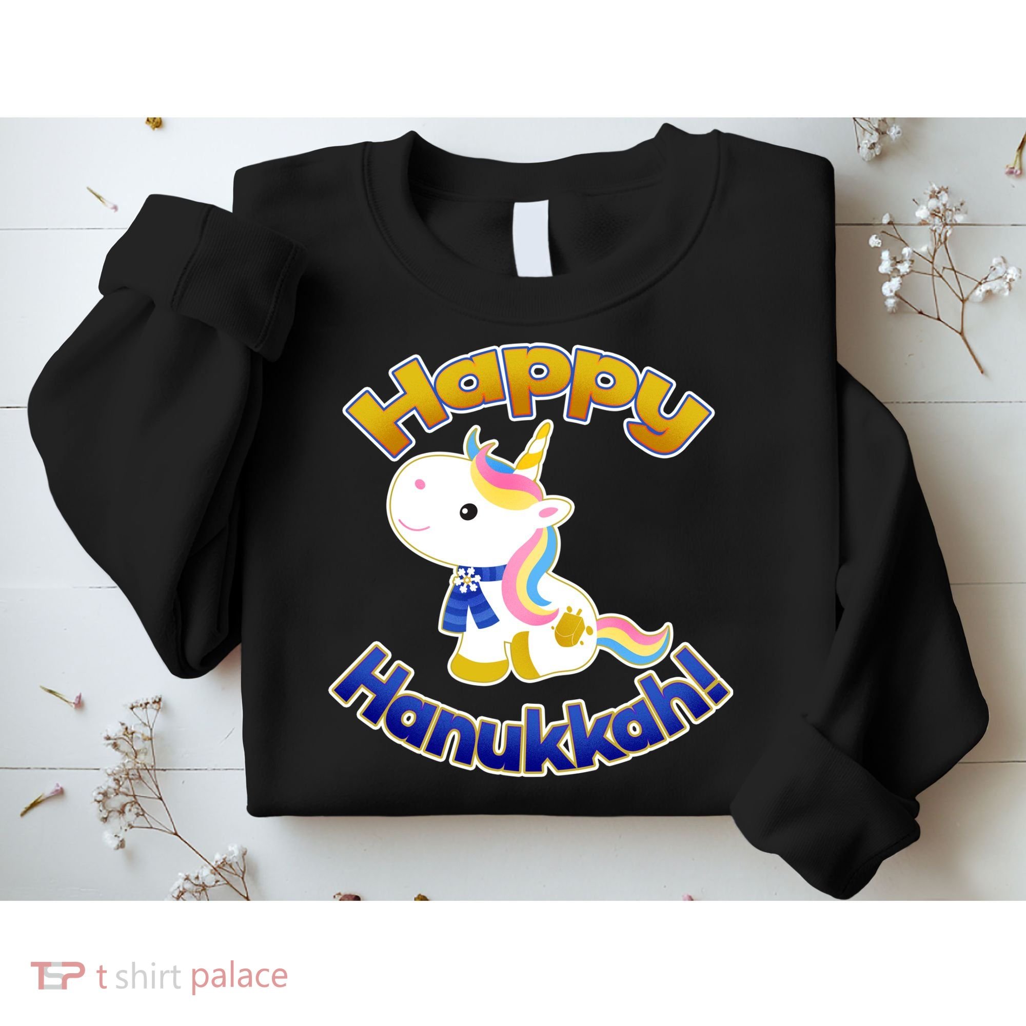 Happy Hanukkah Unicorn Sweatshirt