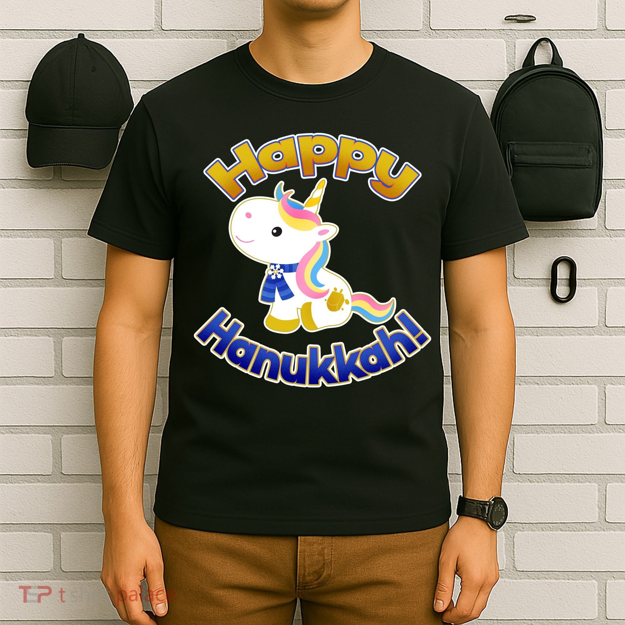 Happy Hanukkah Unicorn T-Shirt