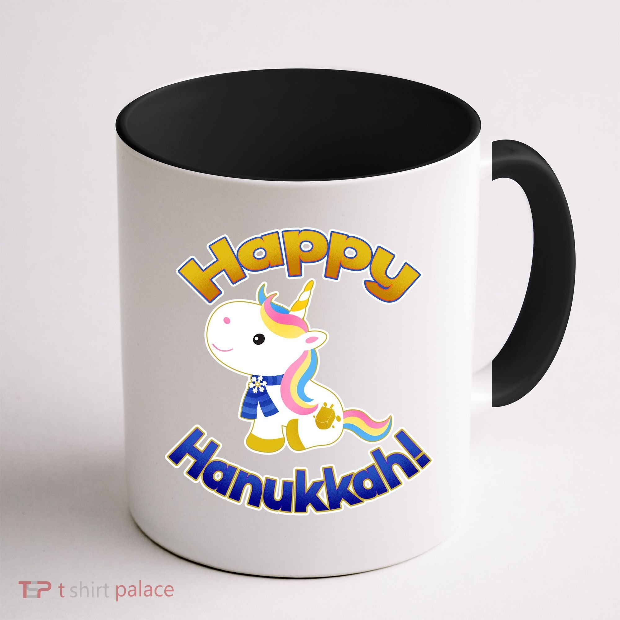 Happy Hanukkah Unicorn Coffee Mug