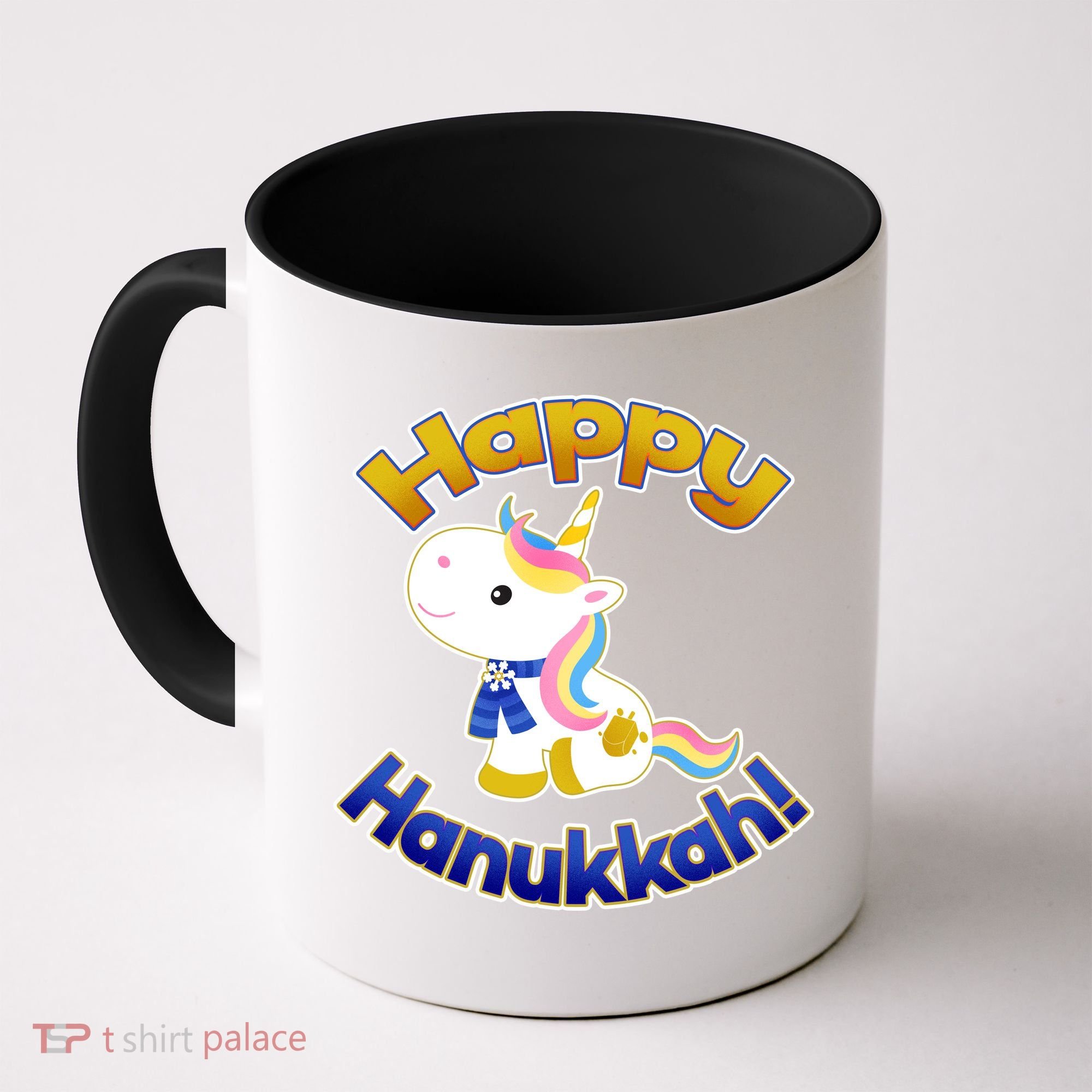 Happy Hanukkah Unicorn Coffee Mug
