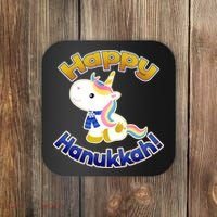 Happy Hanukkah Unicorn Coaster thumb 0