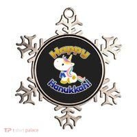 Happy Hanukkah Unicorn Ornament thumb 0