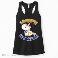 Happy Hanukkah Unicorn Women's Tank Top thumb 0
