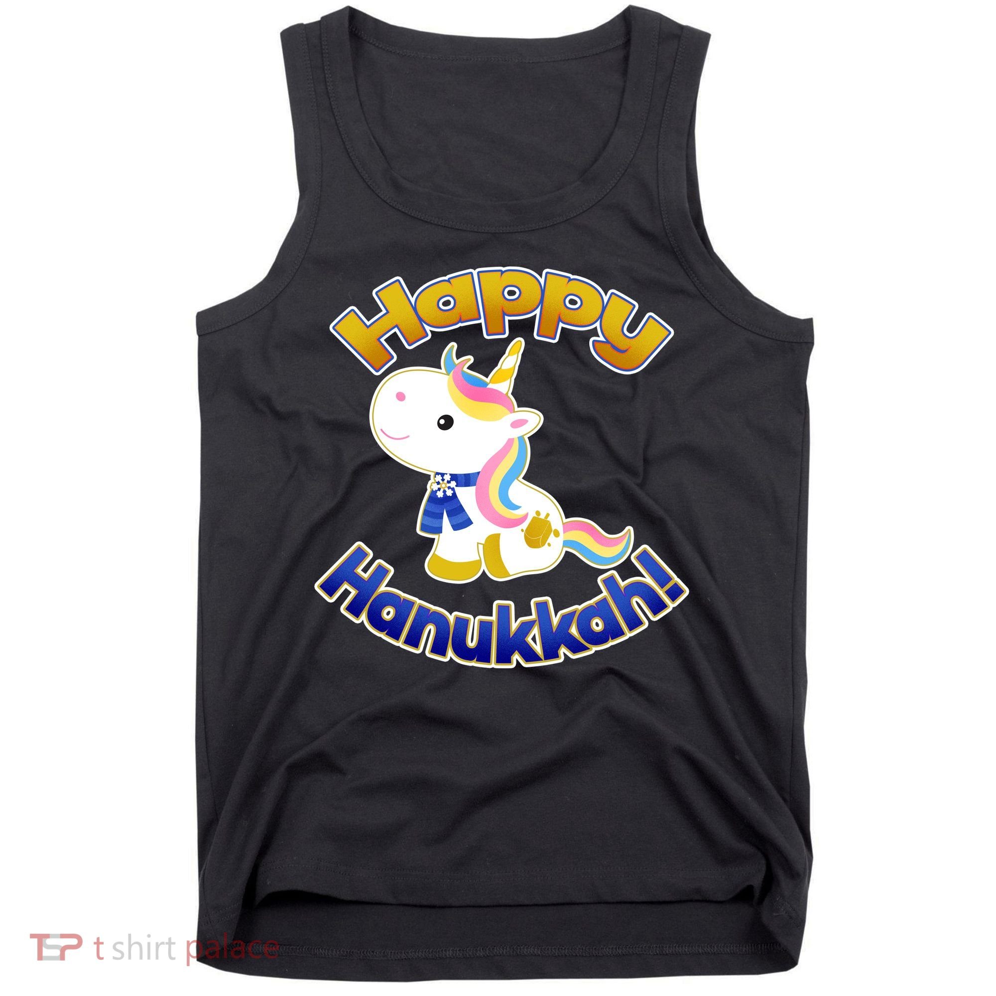 Happy Hanukkah Unicorn Tank Top