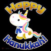 Happy Hanukkah Unicorn Women's T-Shirt thumb 6