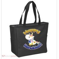 Happy Hanukkah Unicorn Tote Bag thumb 2