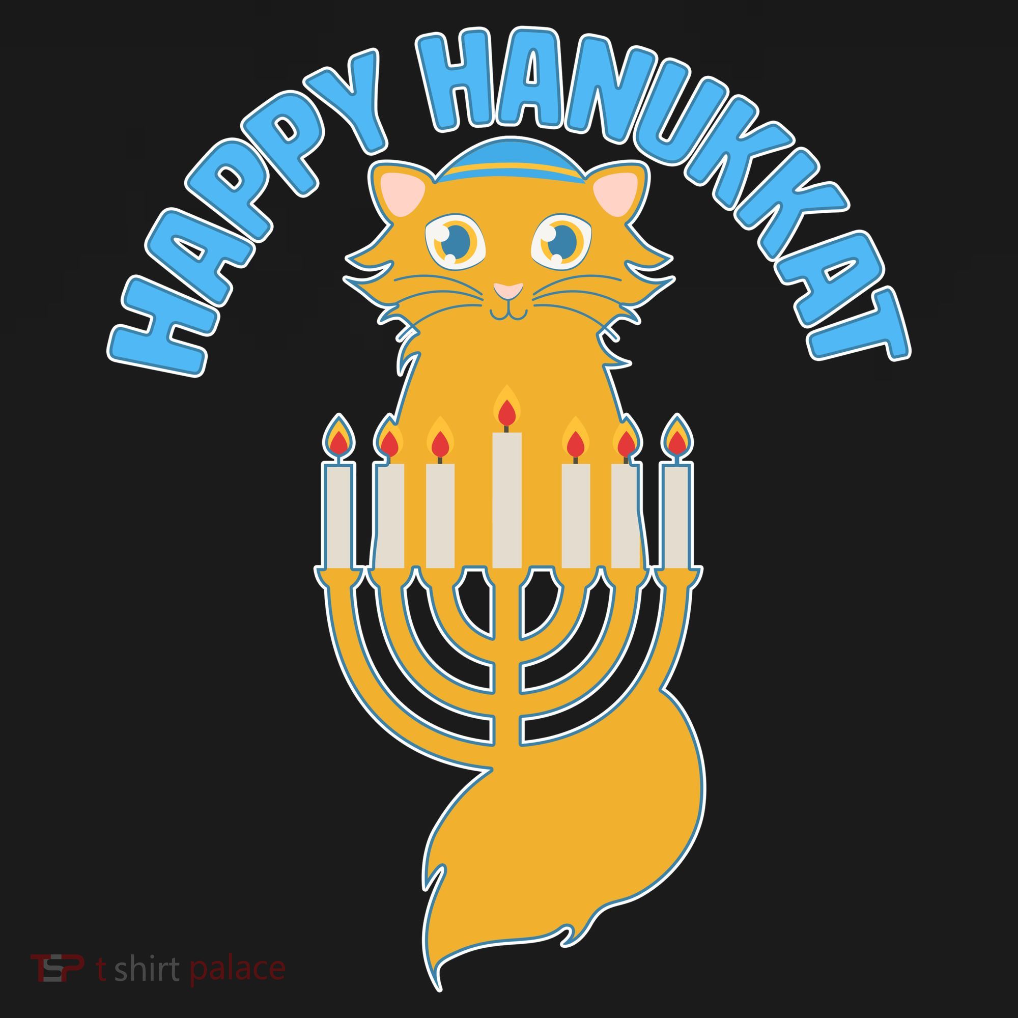 Happy Hanukkat Hanukkah Jewish Cat Backpack