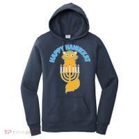 Happy Hanukkat Hanukkah Jewish Cat Women's Hoodie thumb 0