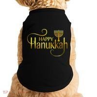 Happy Haunkkah Menorah Logo Doggie Tank thumb 0