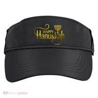 Happy Haunkkah Menorah Logo Adult Drive Performance Visor thumb 0