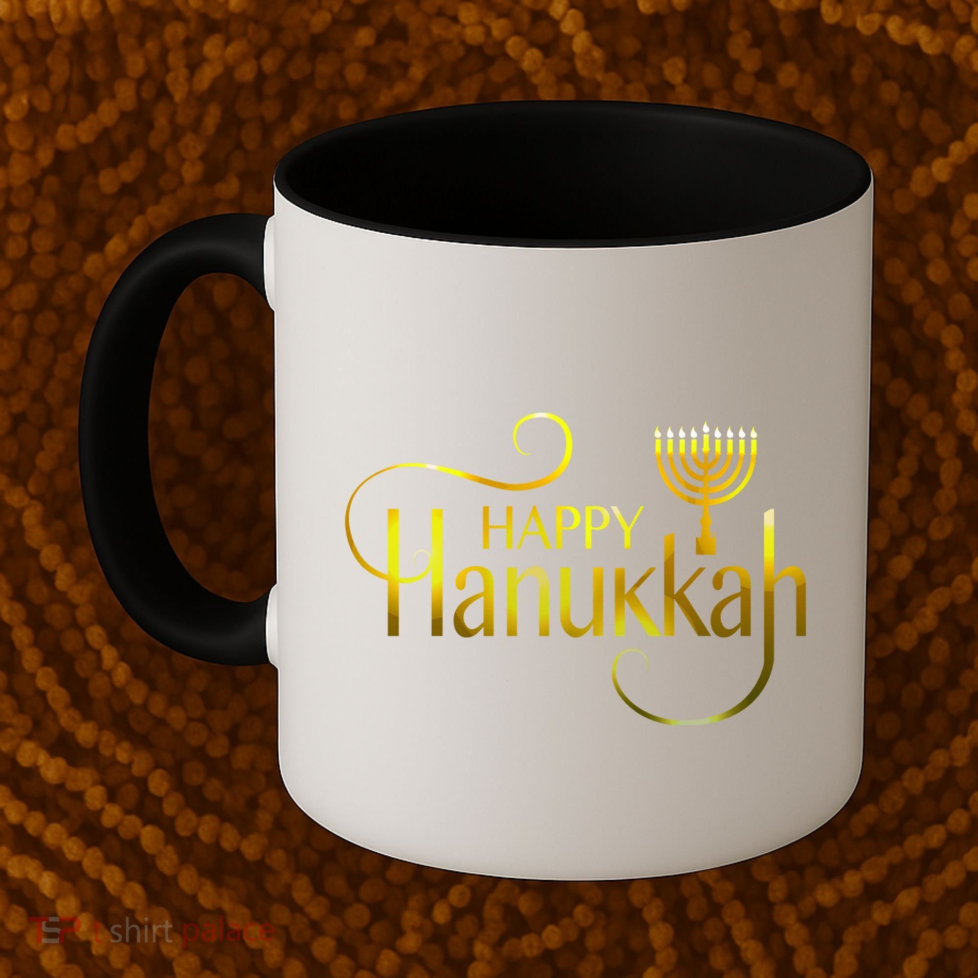 Happy Haunkkah Menorah Logo Coffee Mug