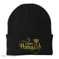 Happy Haunkkah Menorah Logo Beanie thumb 0
