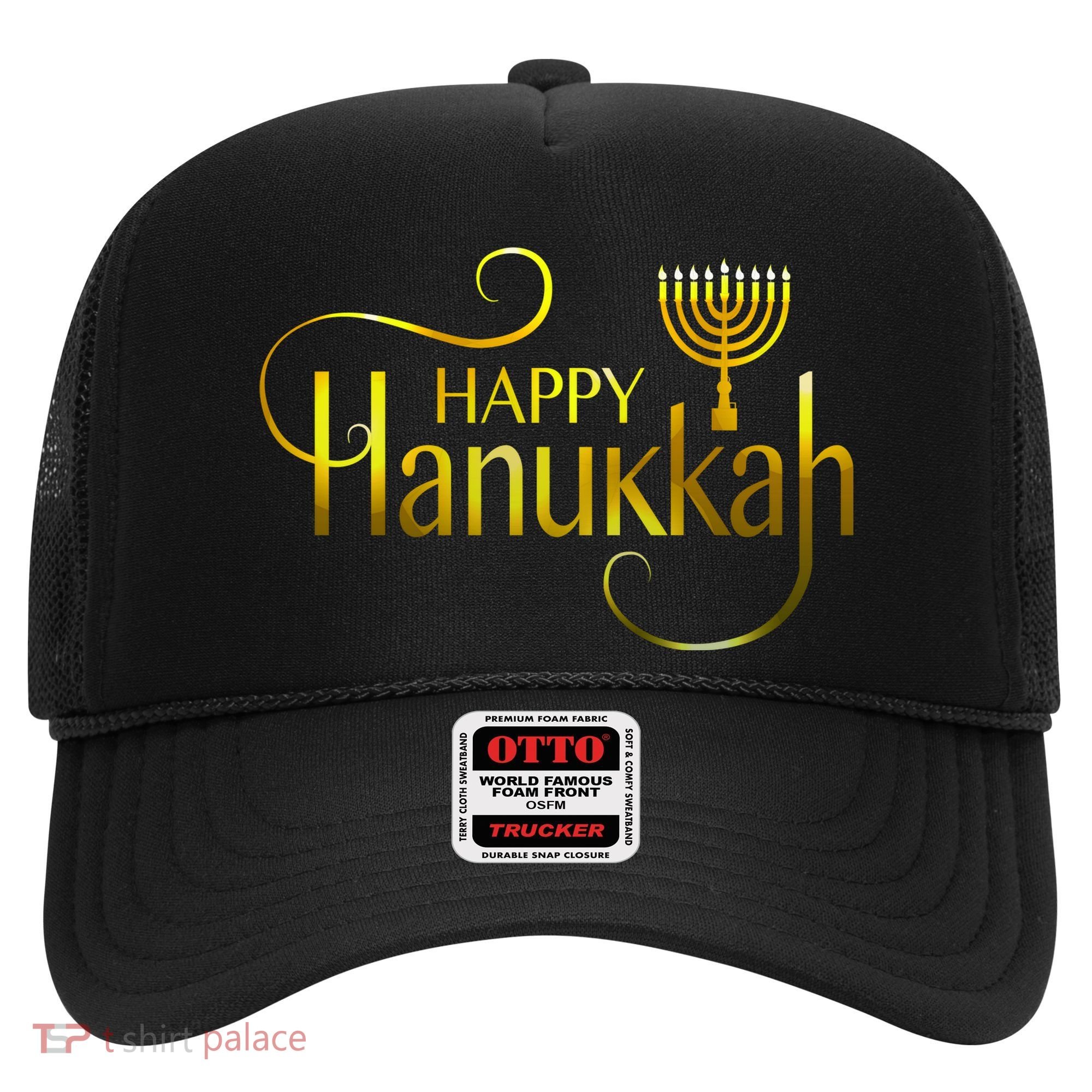 Happy Haunkkah Menorah Logo Hat
