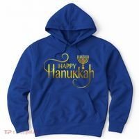 Happy Haunkkah Menorah Logo Hoodie thumb 0