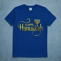 Happy Haunkkah Menorah Logo T-Shirt thumb 5