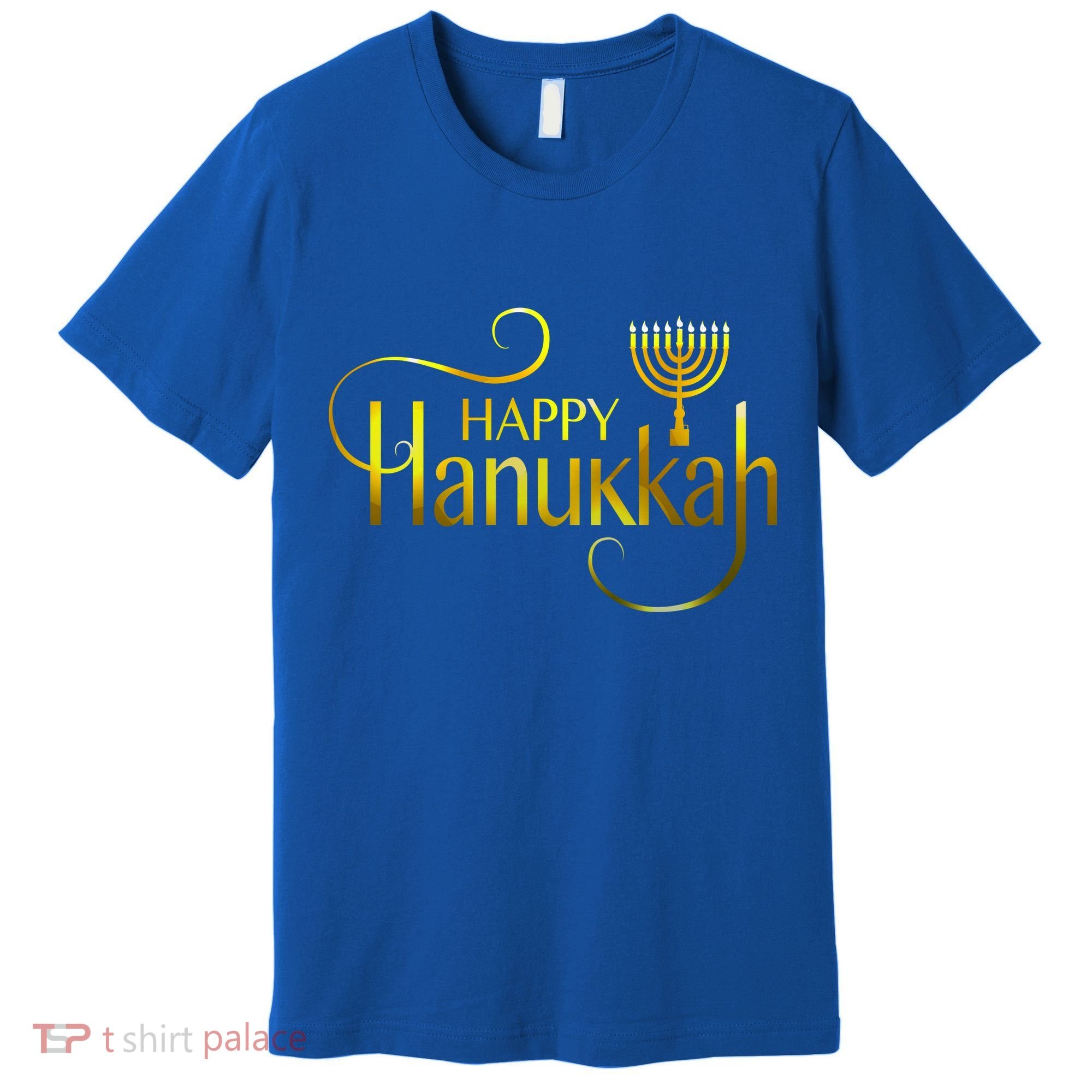 Happy Haunkkah Menorah Logo Premium T-Shirt