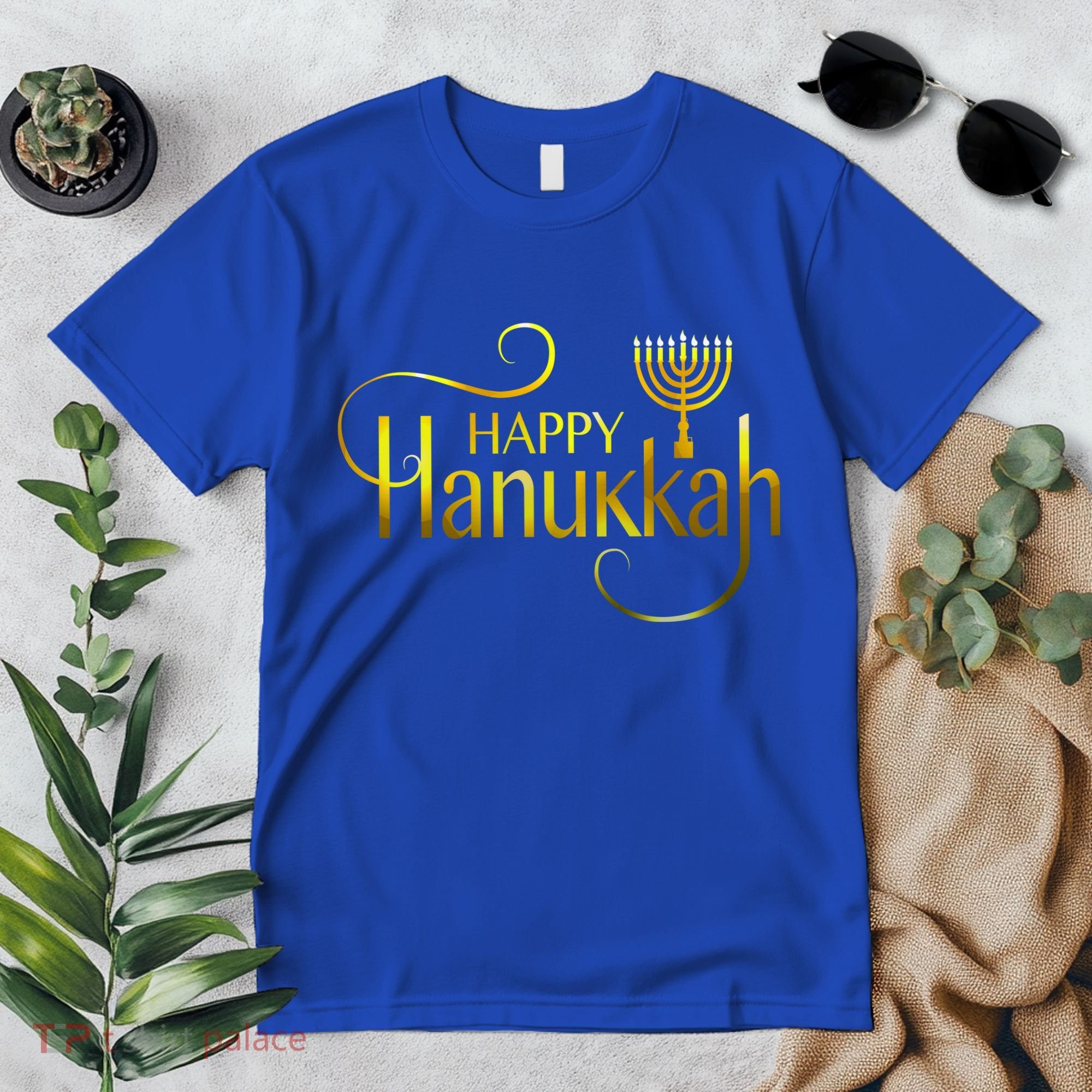 Happy Haunkkah Menorah Logo Premium T-Shirt