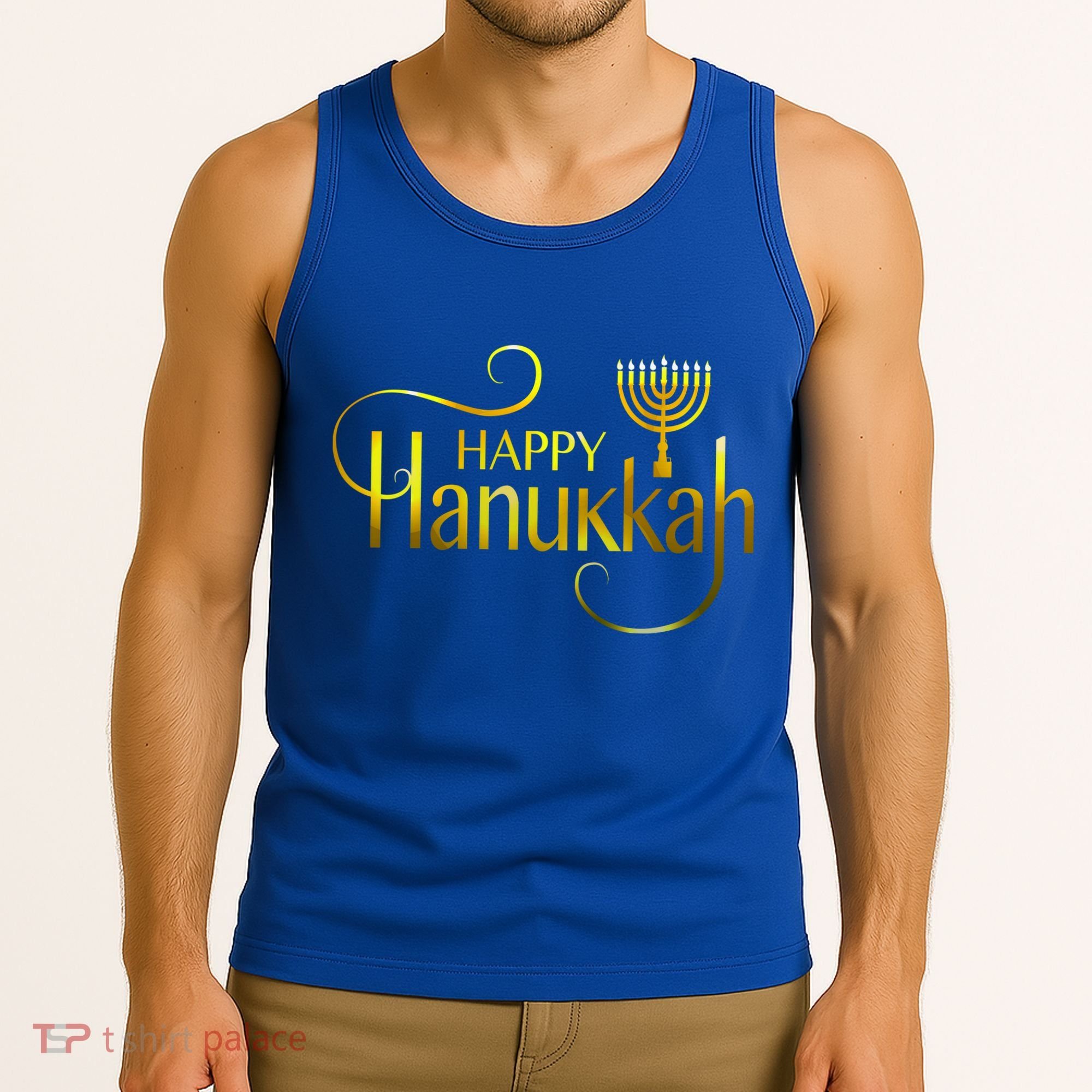 Happy Haunkkah Menorah Logo Tank Top