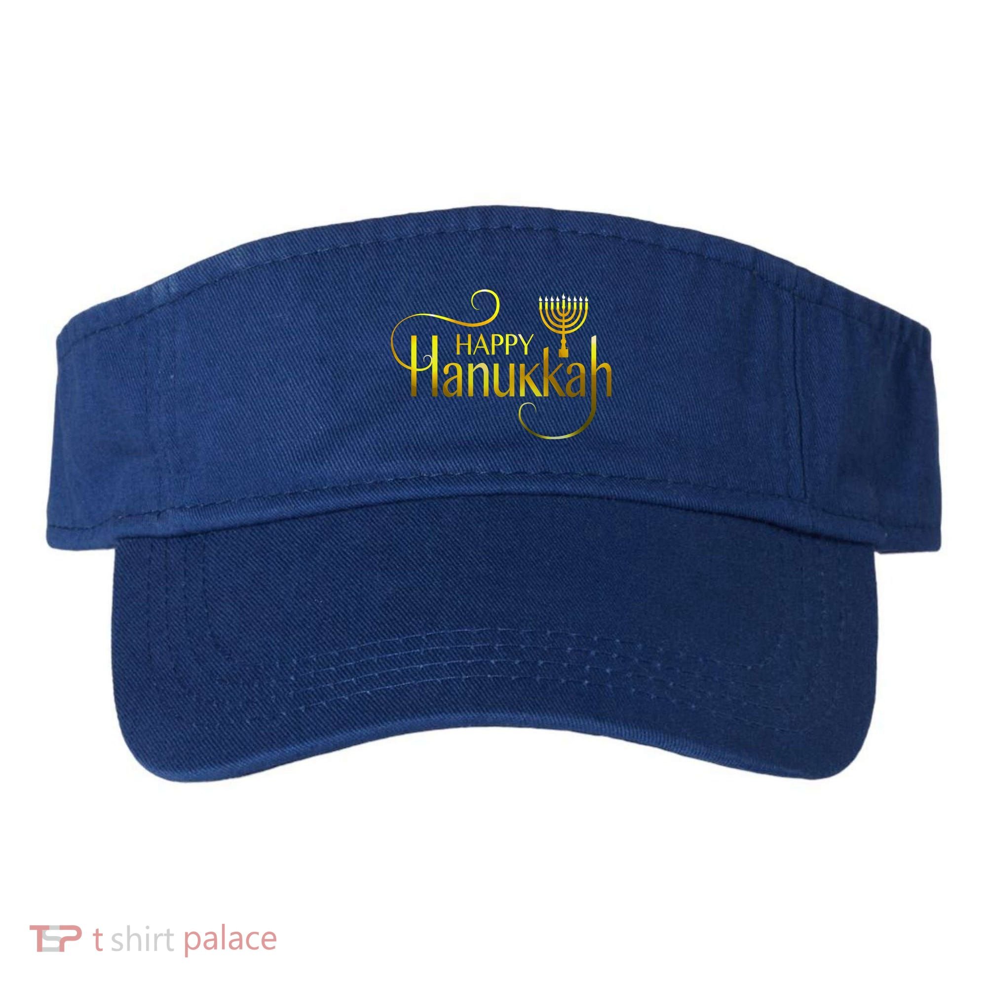 Happy Haunkkah Menorah Logo Visor