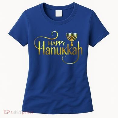 Happy Haunkkah Menorah Logo Women's T-Shirt