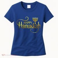 Happy Haunkkah Menorah Logo Women's T-Shirt thumb 0